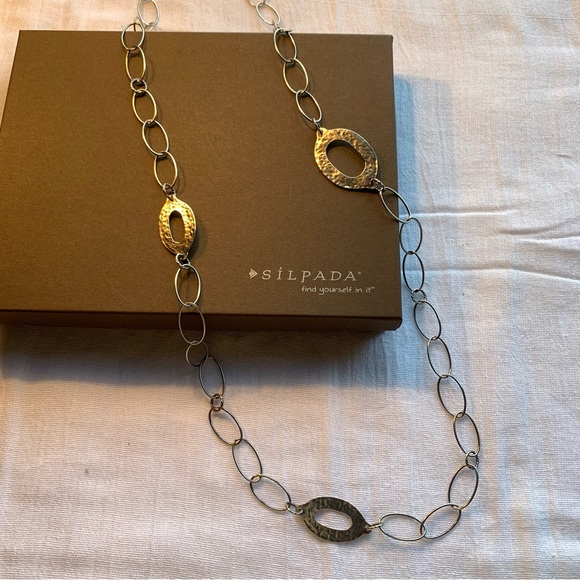 Silpada 925 Silver Chain Necklace 32” - Picture 3 of 9